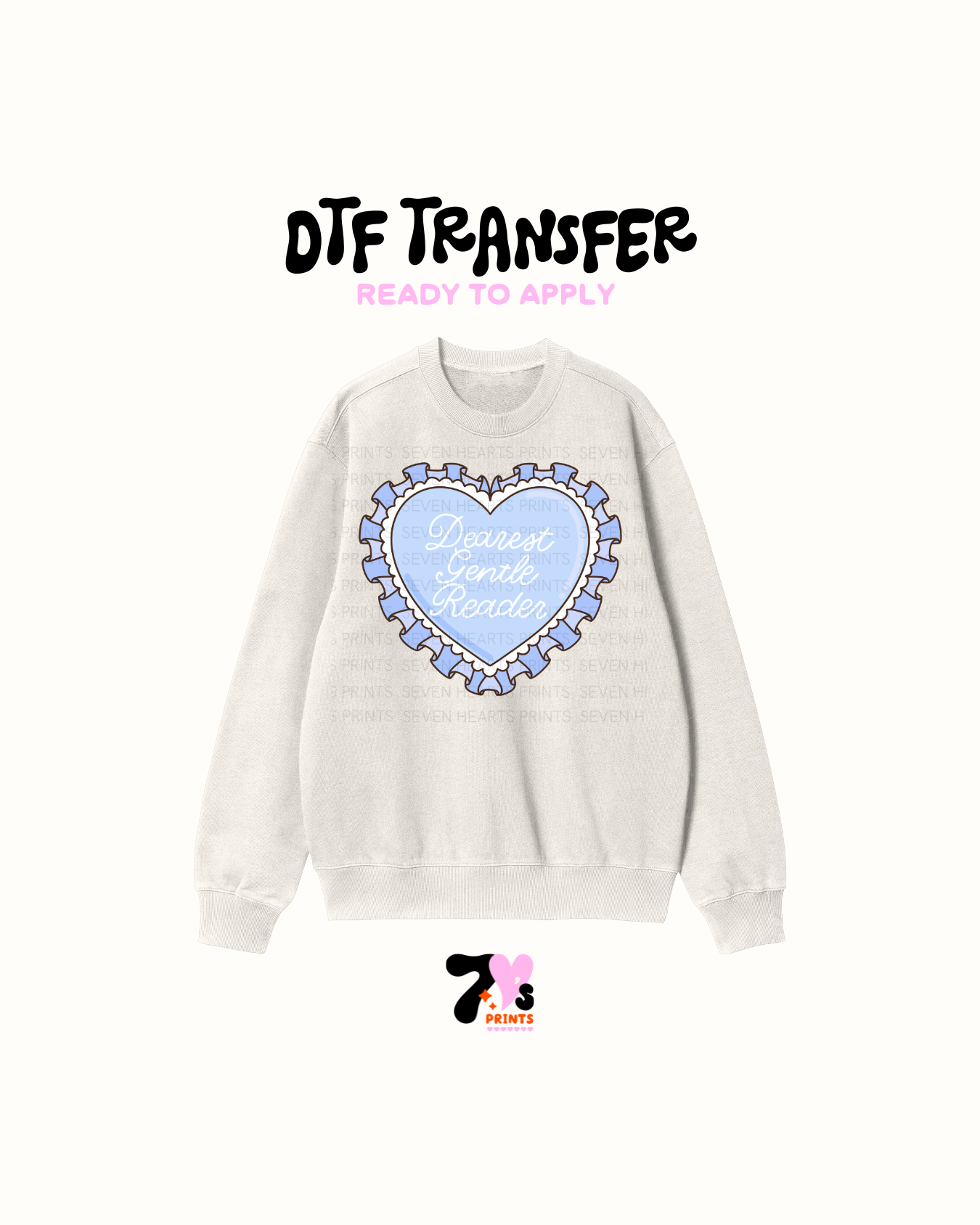 Gentle Reader (Blue) - DTF Transfers