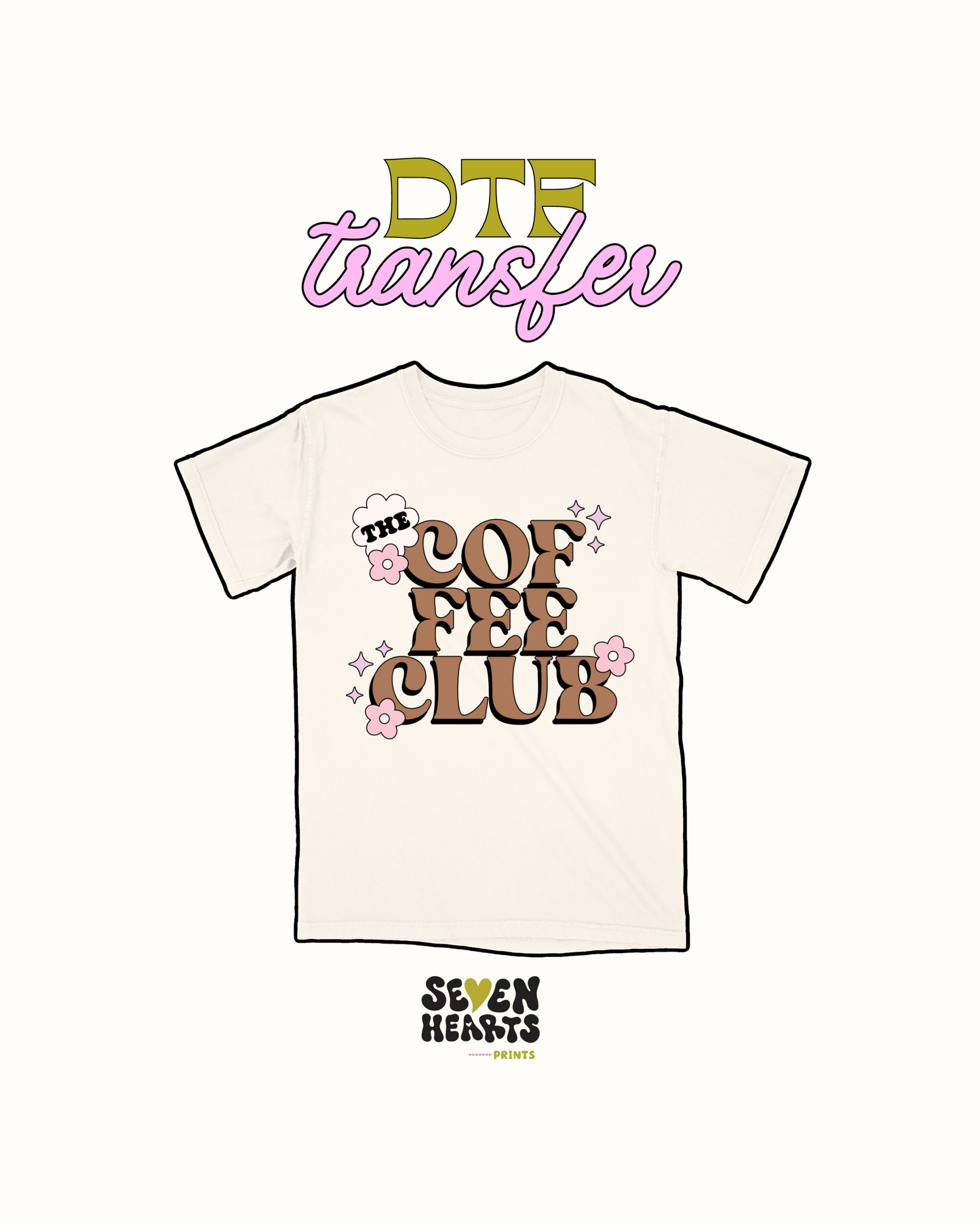 coffee club - DTF Transfer