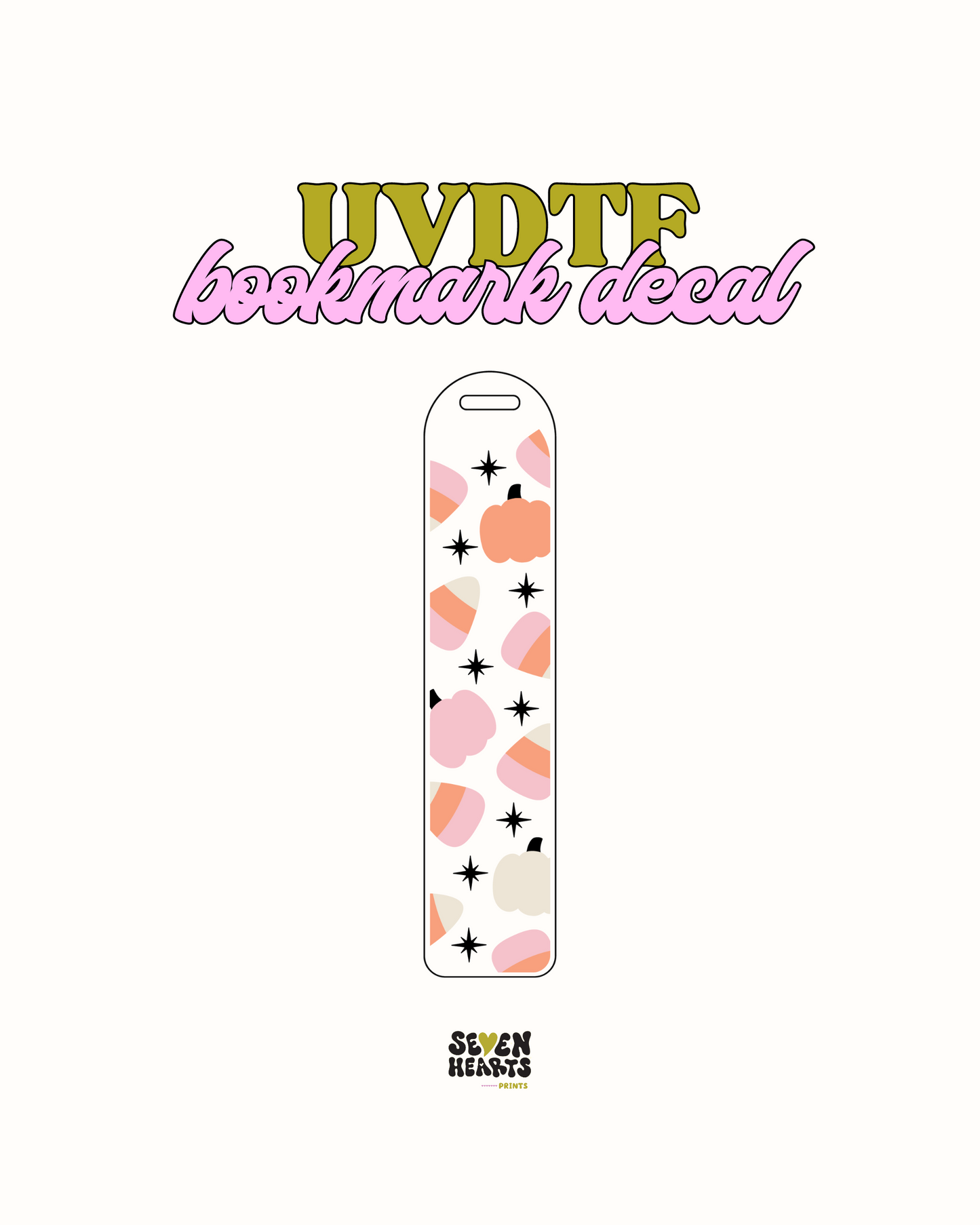 Halloween - UVDTF Bookmark Decal