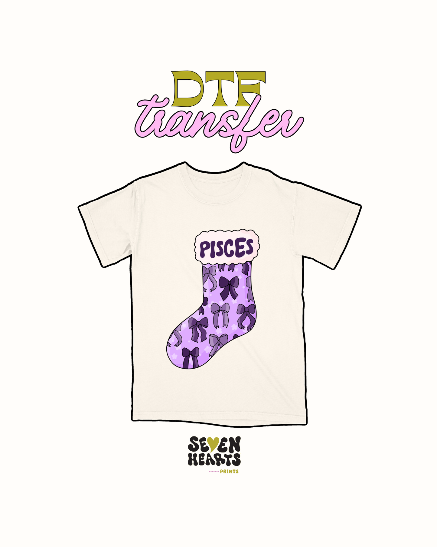 Zodiacs xmas stockings - DTF Transfer