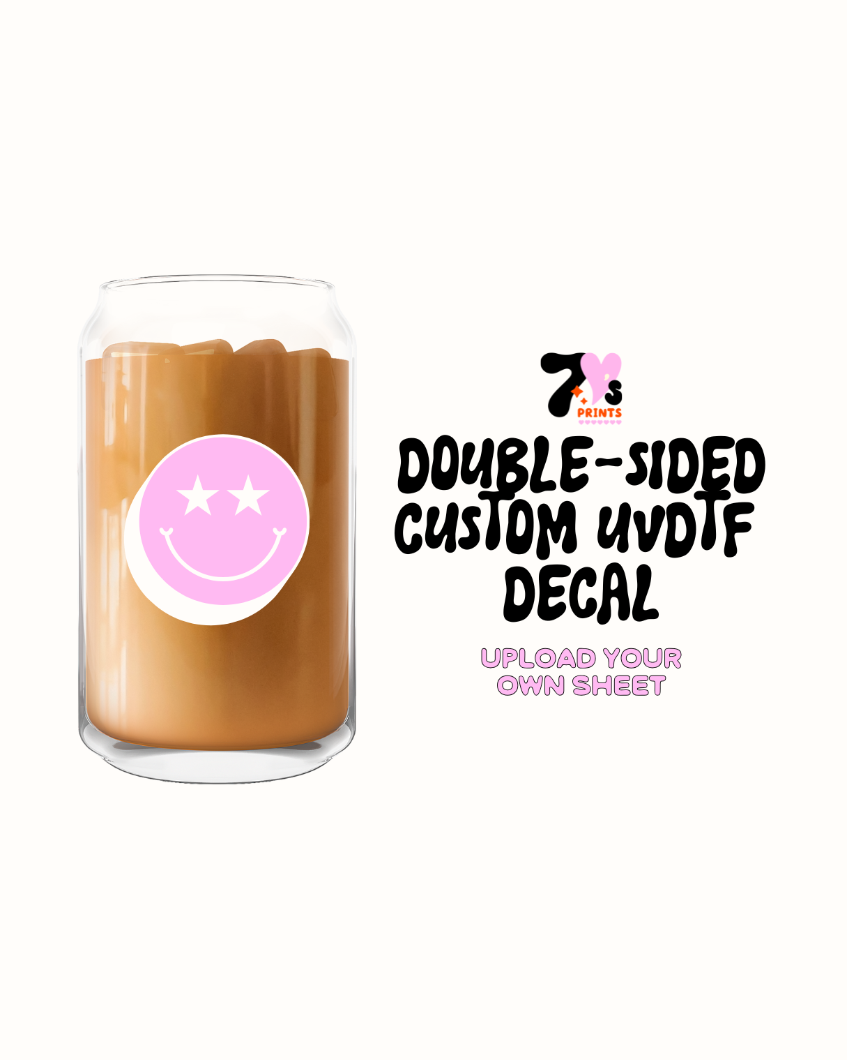 Double sided - Custom UVDTF Decal Transfer
