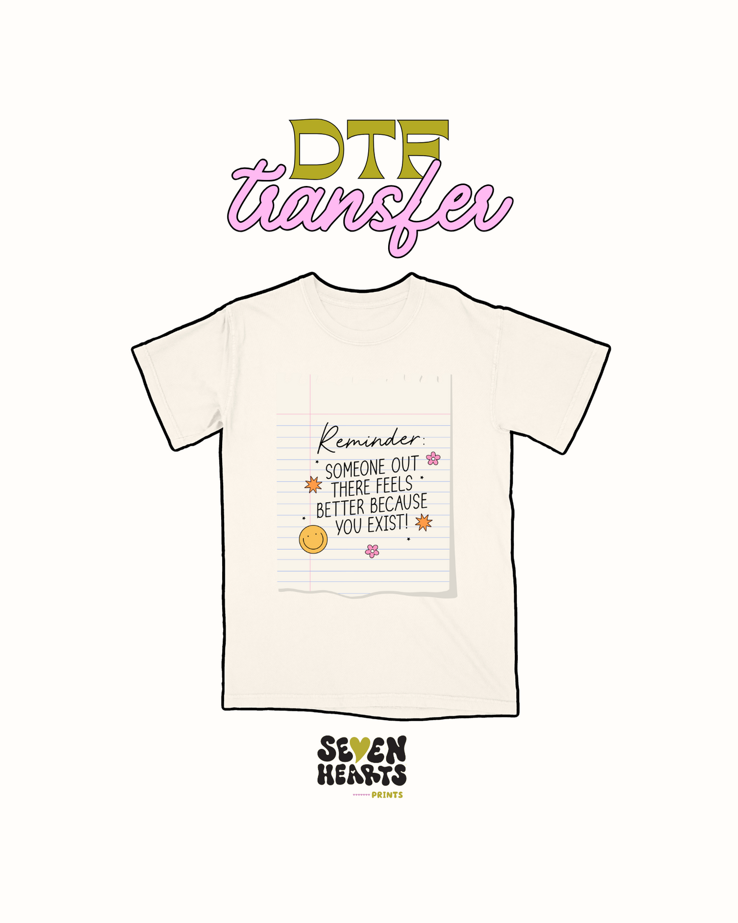 Reminder - DTF Transfer