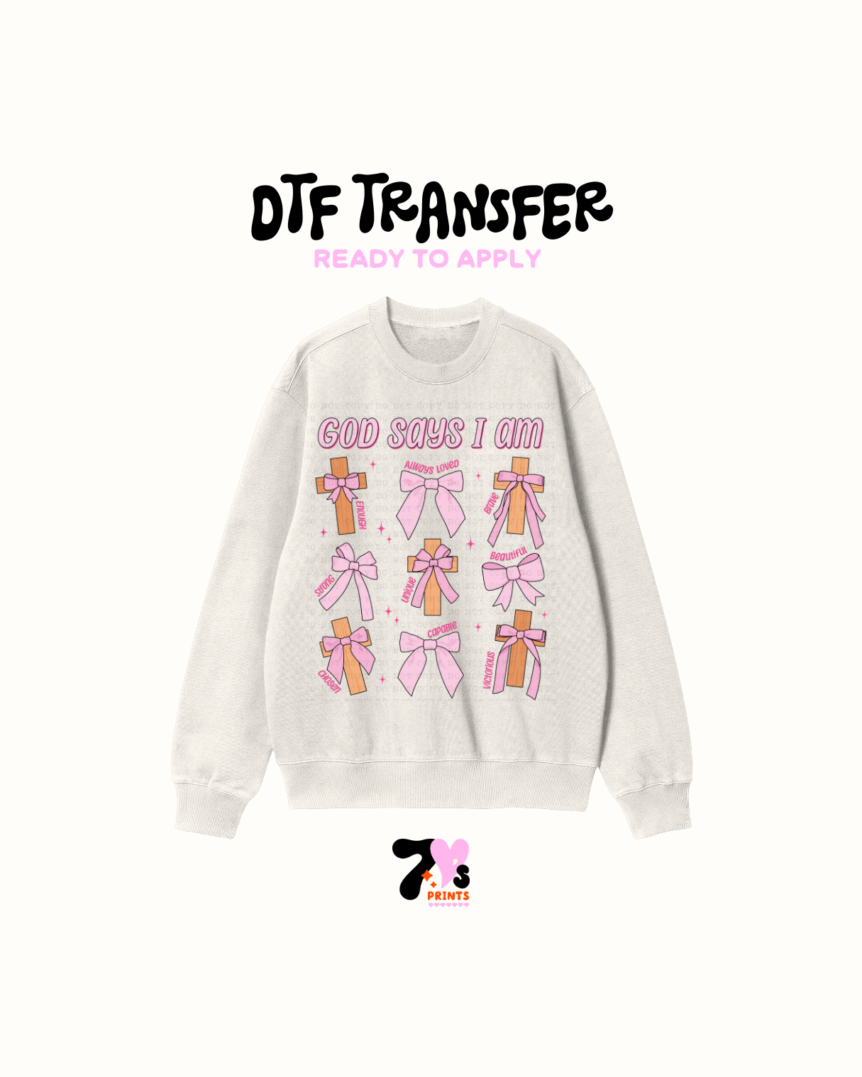 God said i can - DTF Transfer