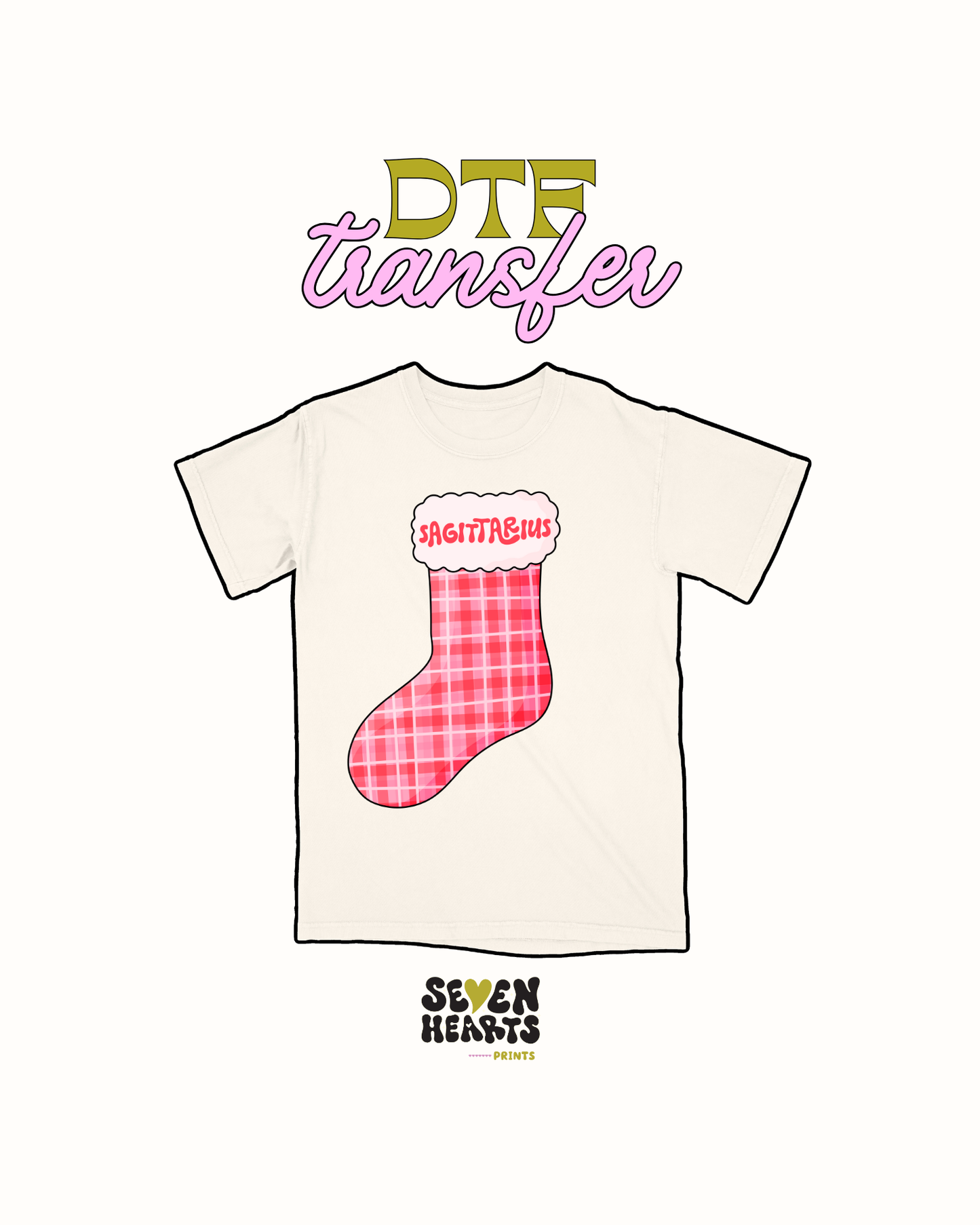 Zodiacs xmas stockings - DTF Transfer