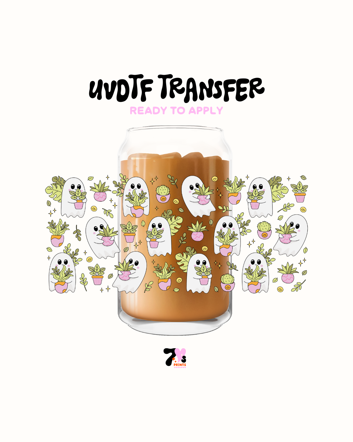 Ghosties and plants - UVDTF Wrap