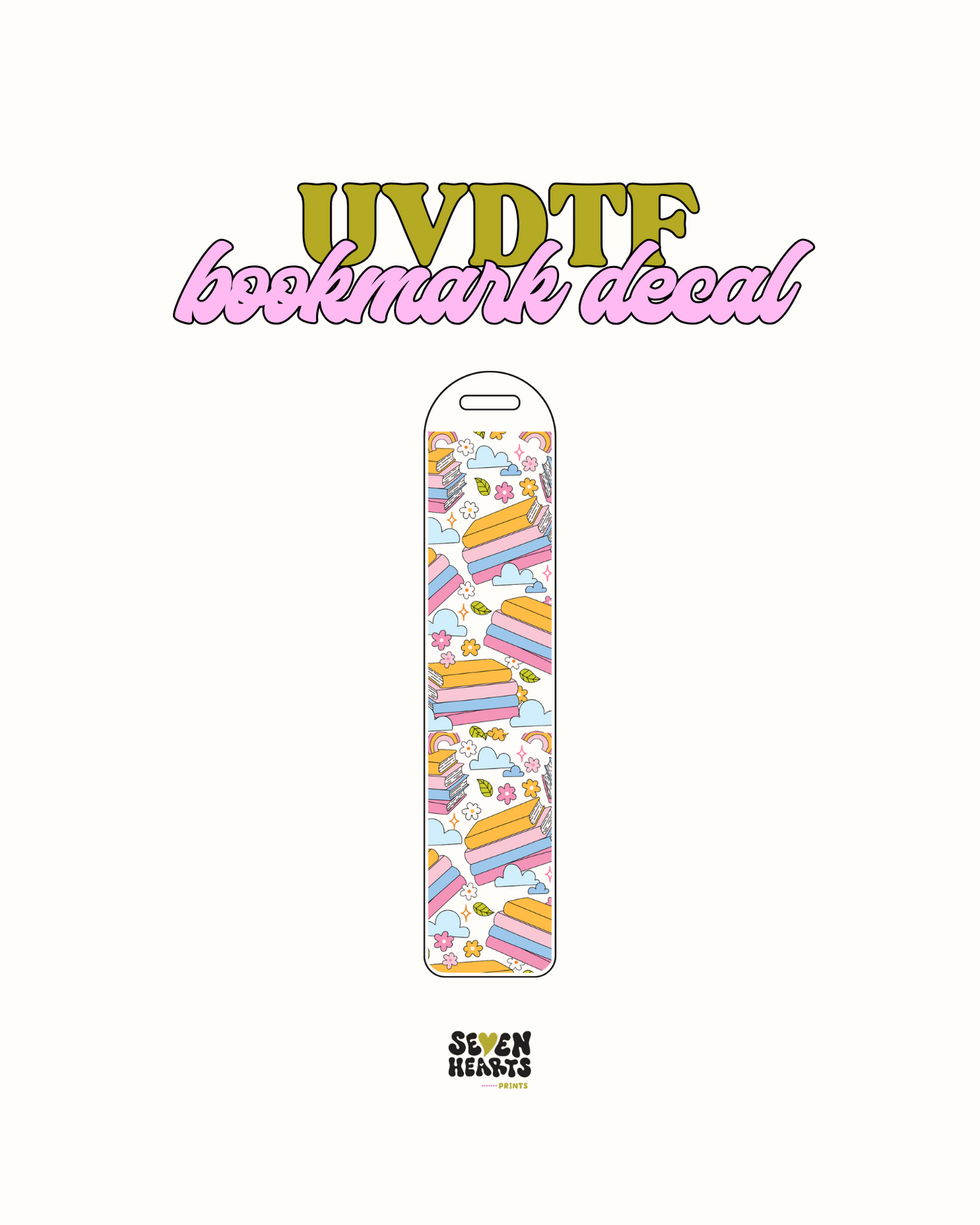 Libros de Astro - Calcomanía de marcador UVDTF