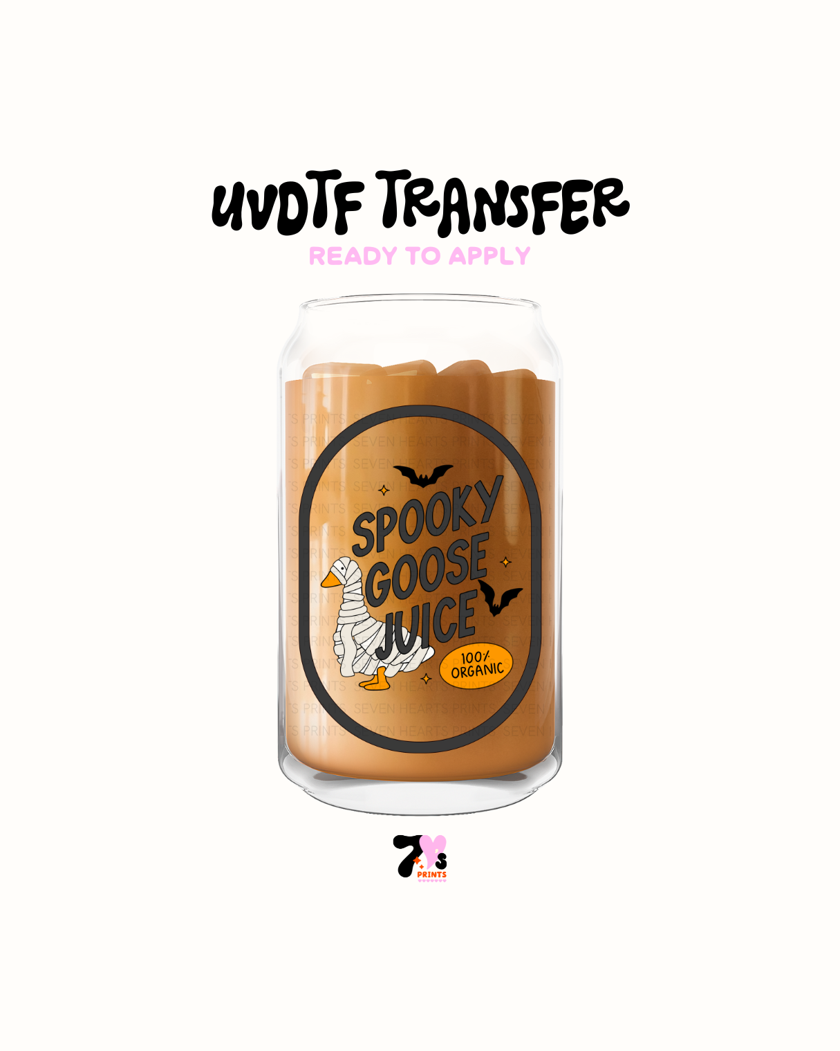 Spooky goose juice - UVDTF Decal