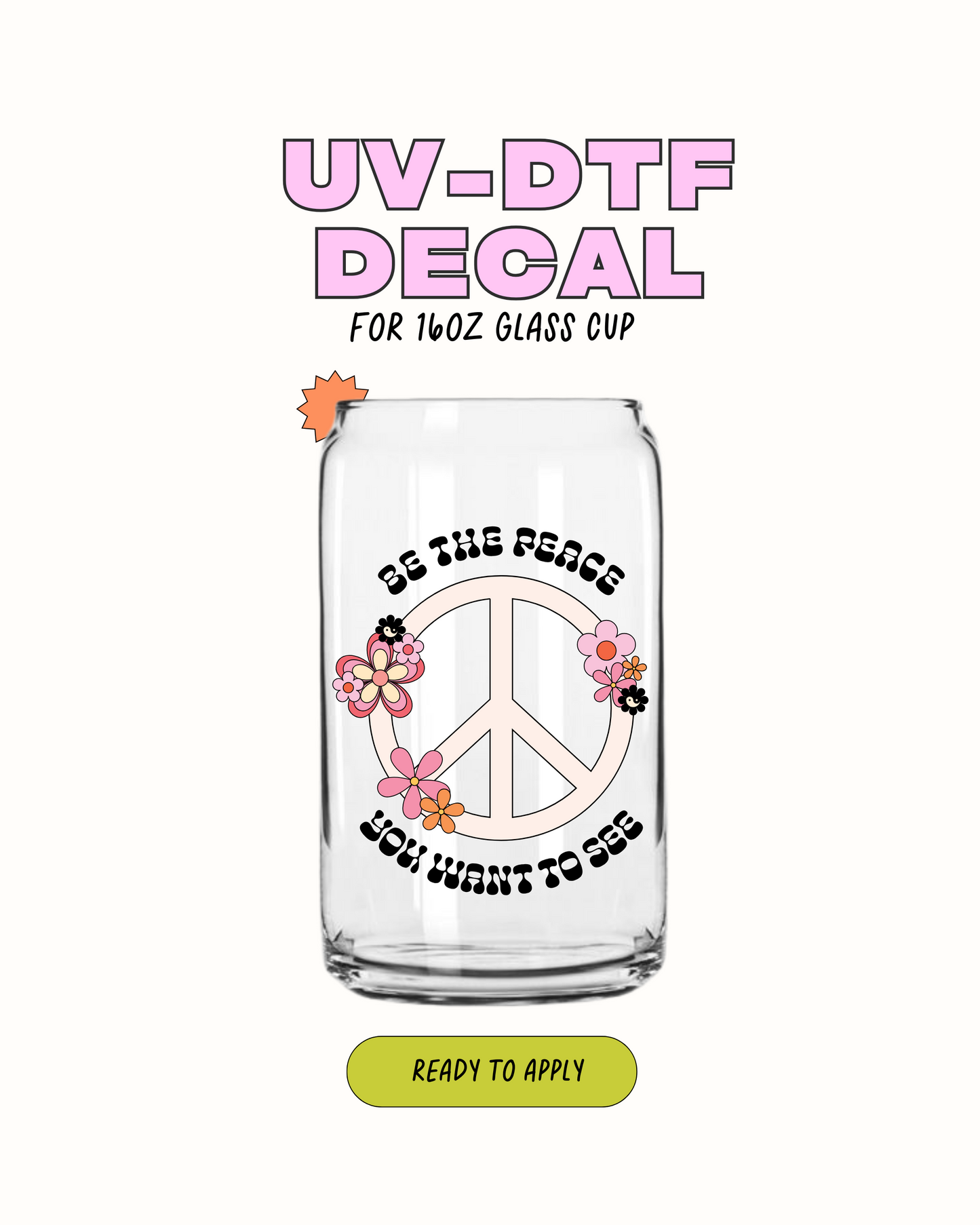 Sé la paz que quieres ser - UVDTF