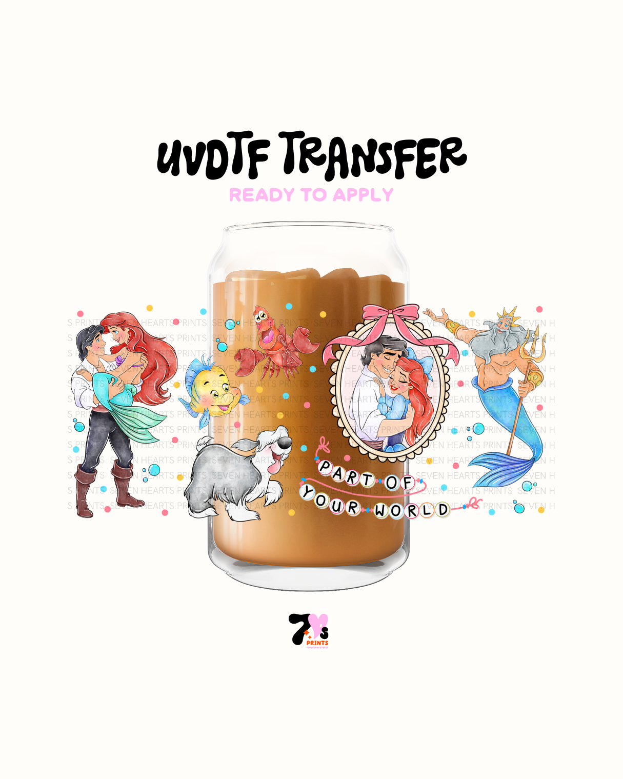 Water Princess - UVDTF Wrap