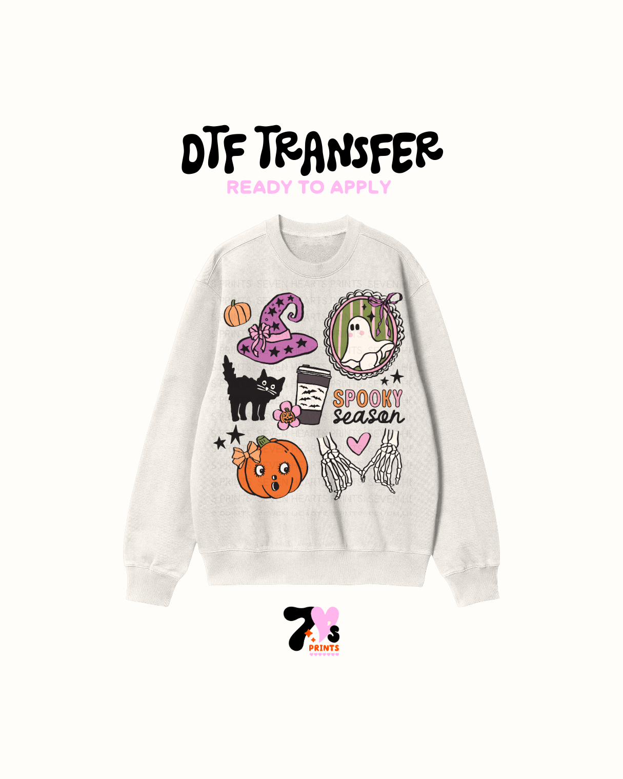Spooky Season icons - DTF Transfers