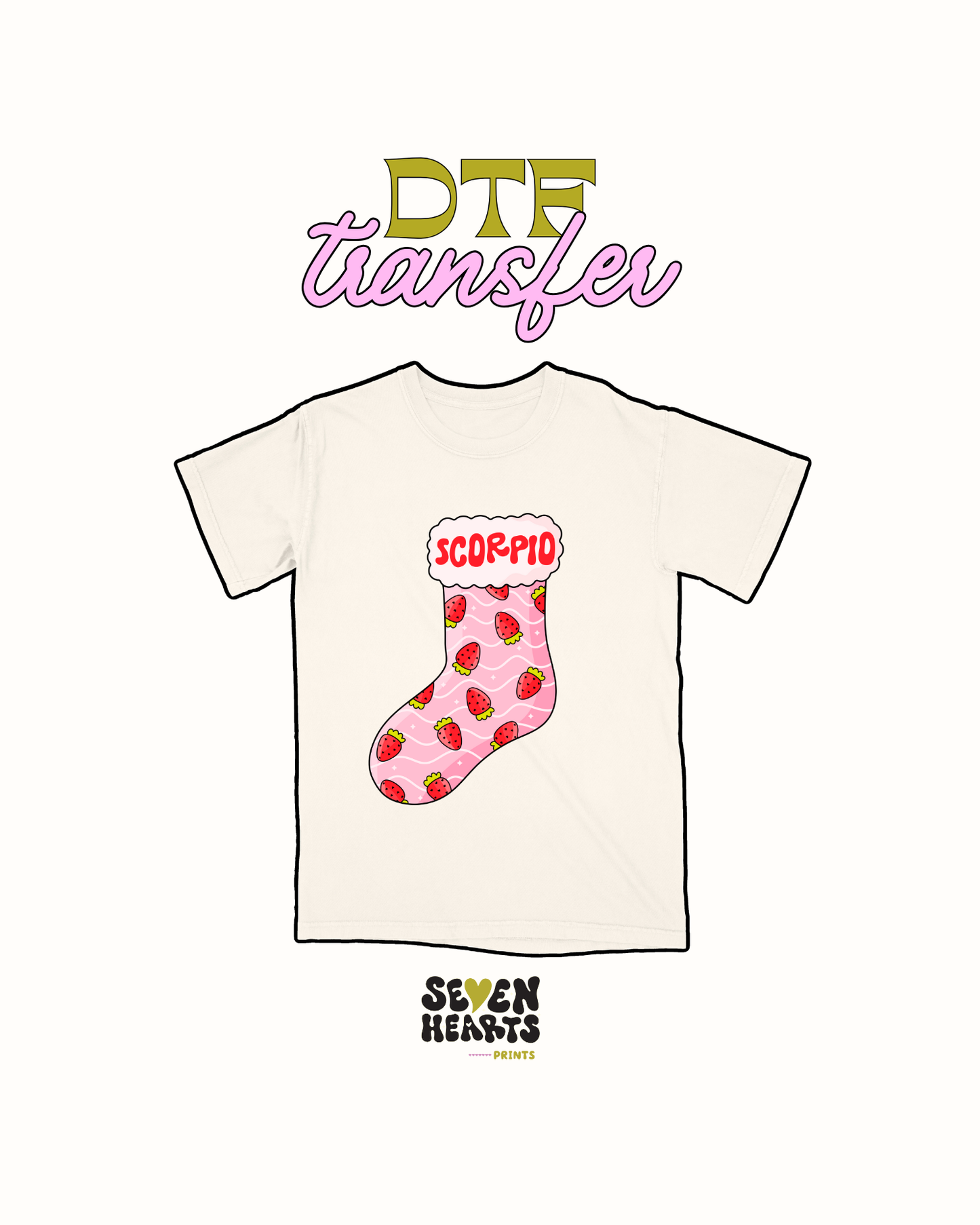 Zodiacs xmas stockings - DTF Transfer