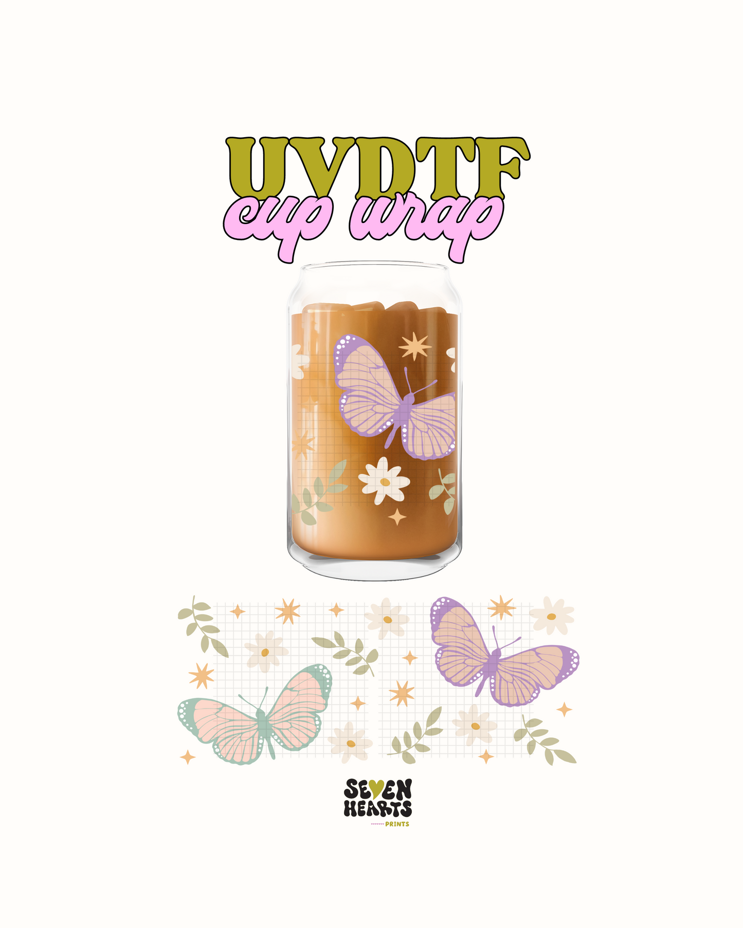 Cute butterflies - UVDTF