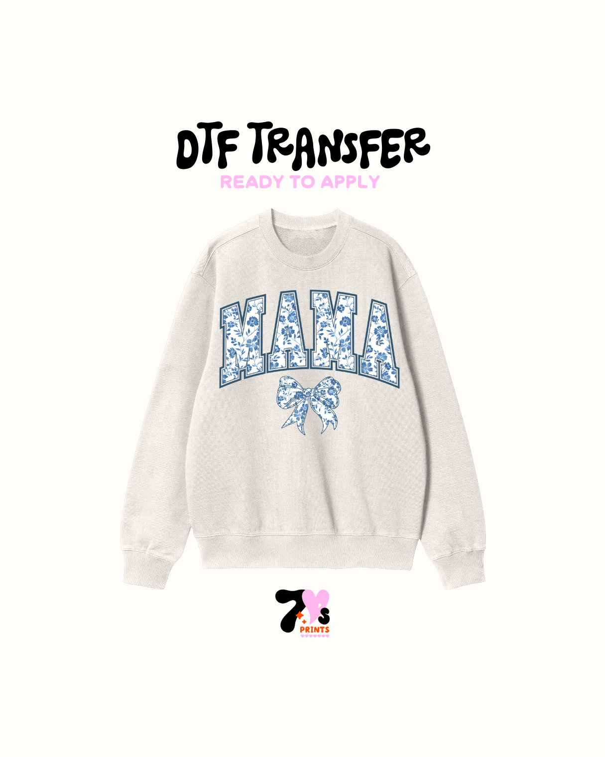 Mama (Blue) - DTF Transfers