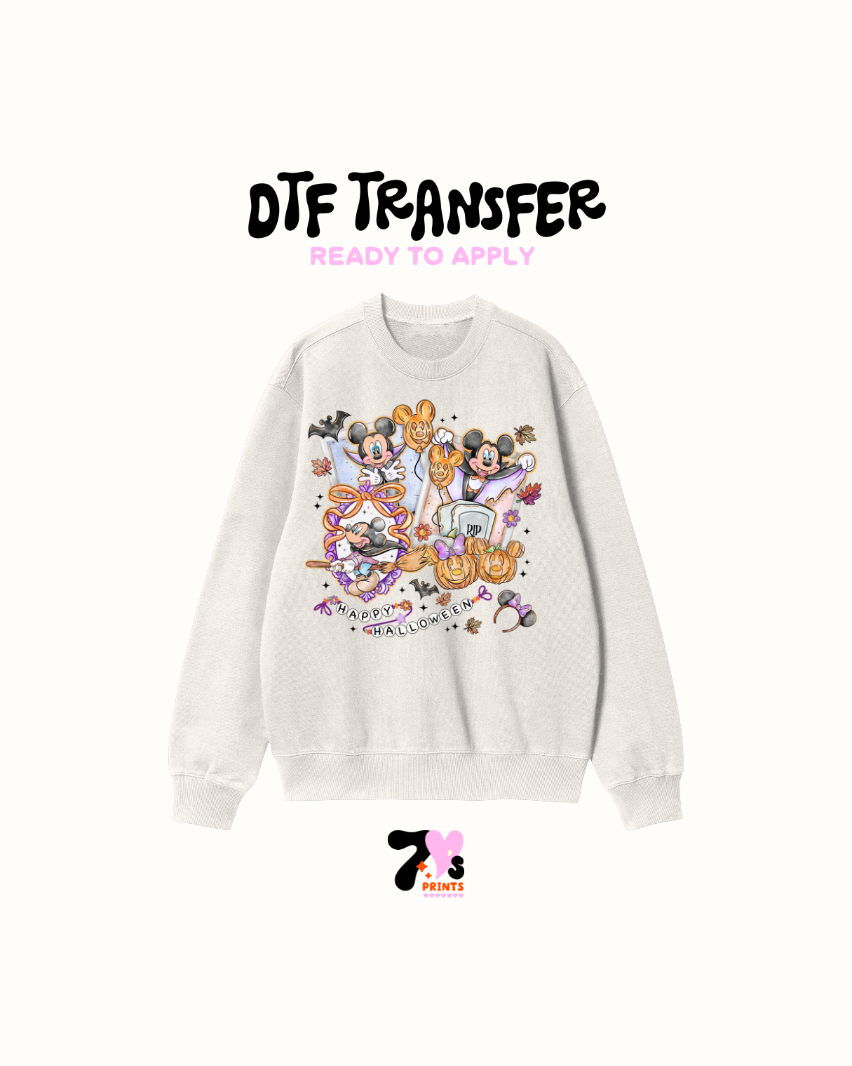 Mouse Happy halloween - DTF Transfers