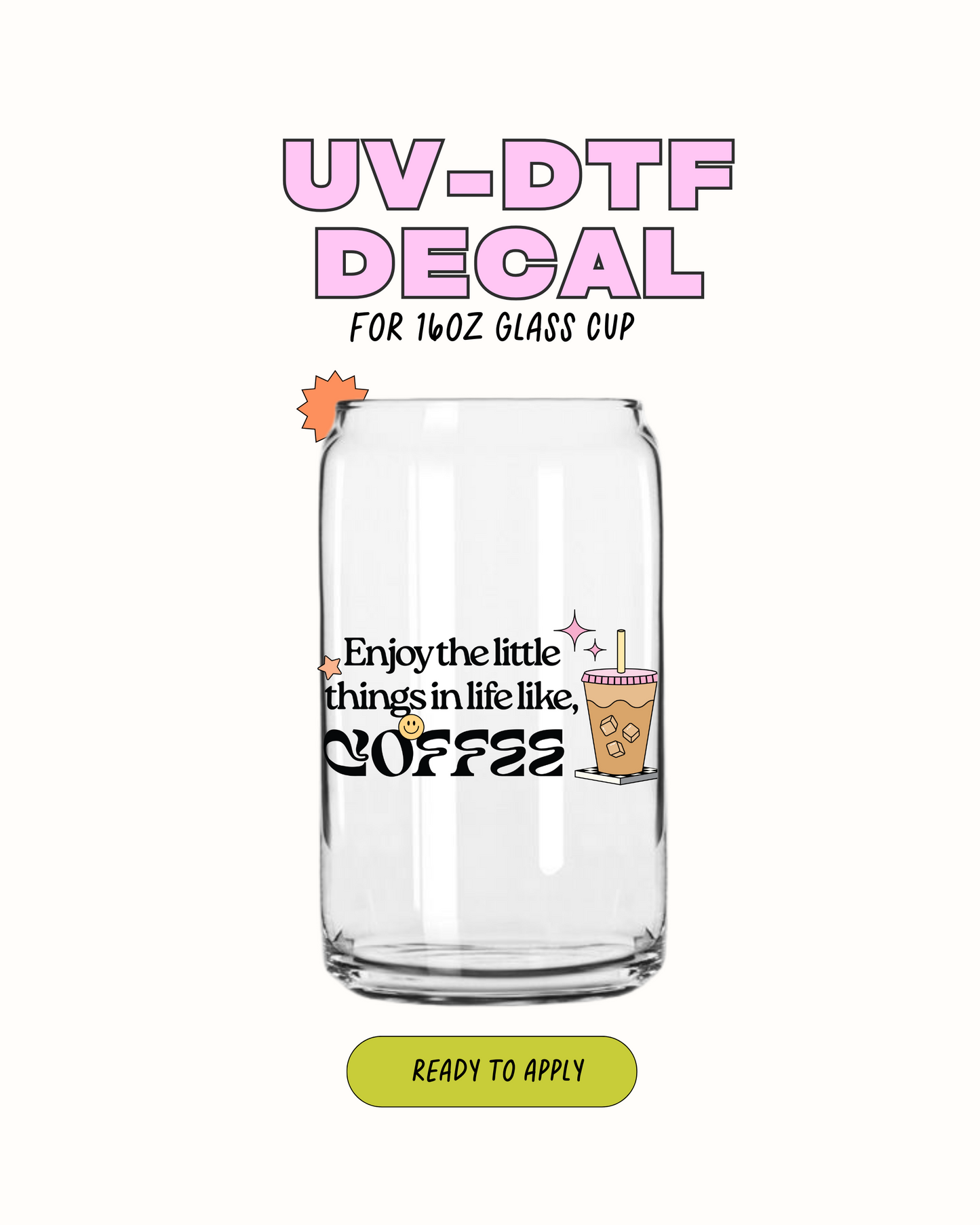 Disfruta de las pequeñas cosas - UVDTF
