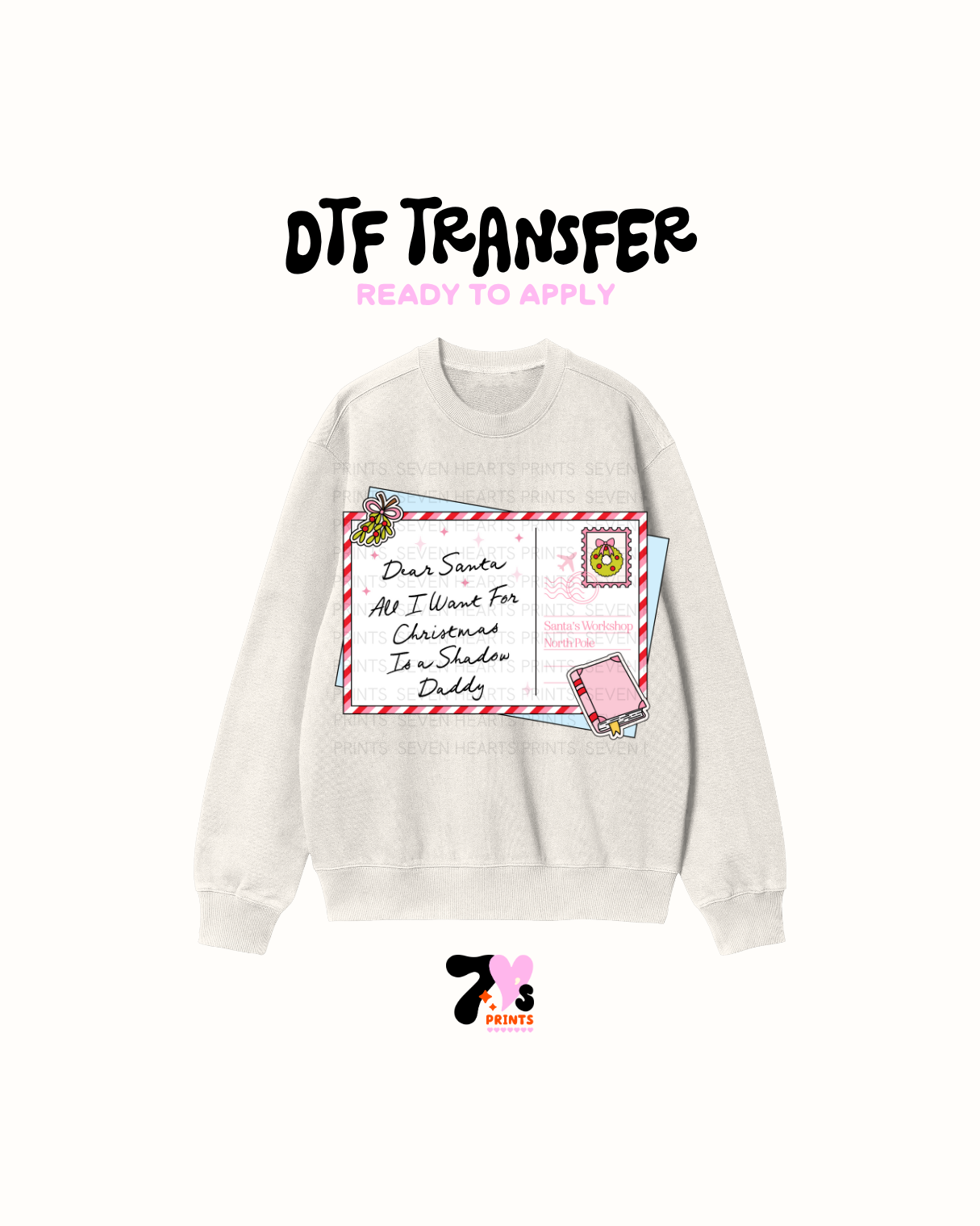 All I want for xmas - DTF Transfers