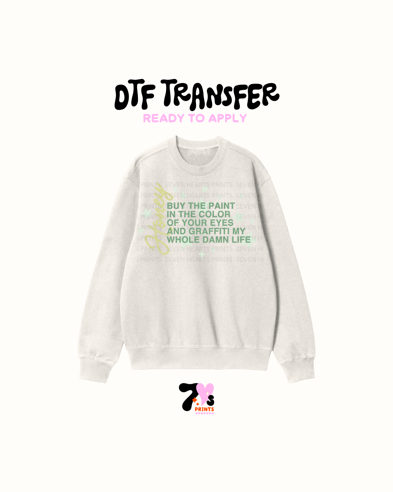 Buy the paint in color - DTF Transfers