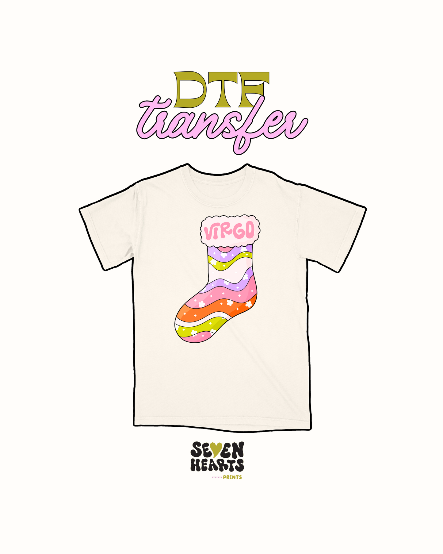 Zodiacs xmas stockings - DTF Transfer