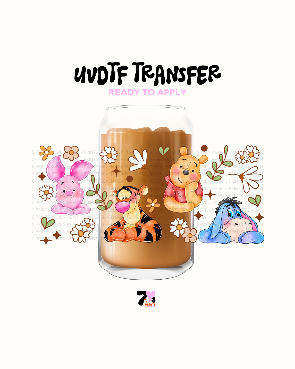 Bear Friends - UVDTF Wrap