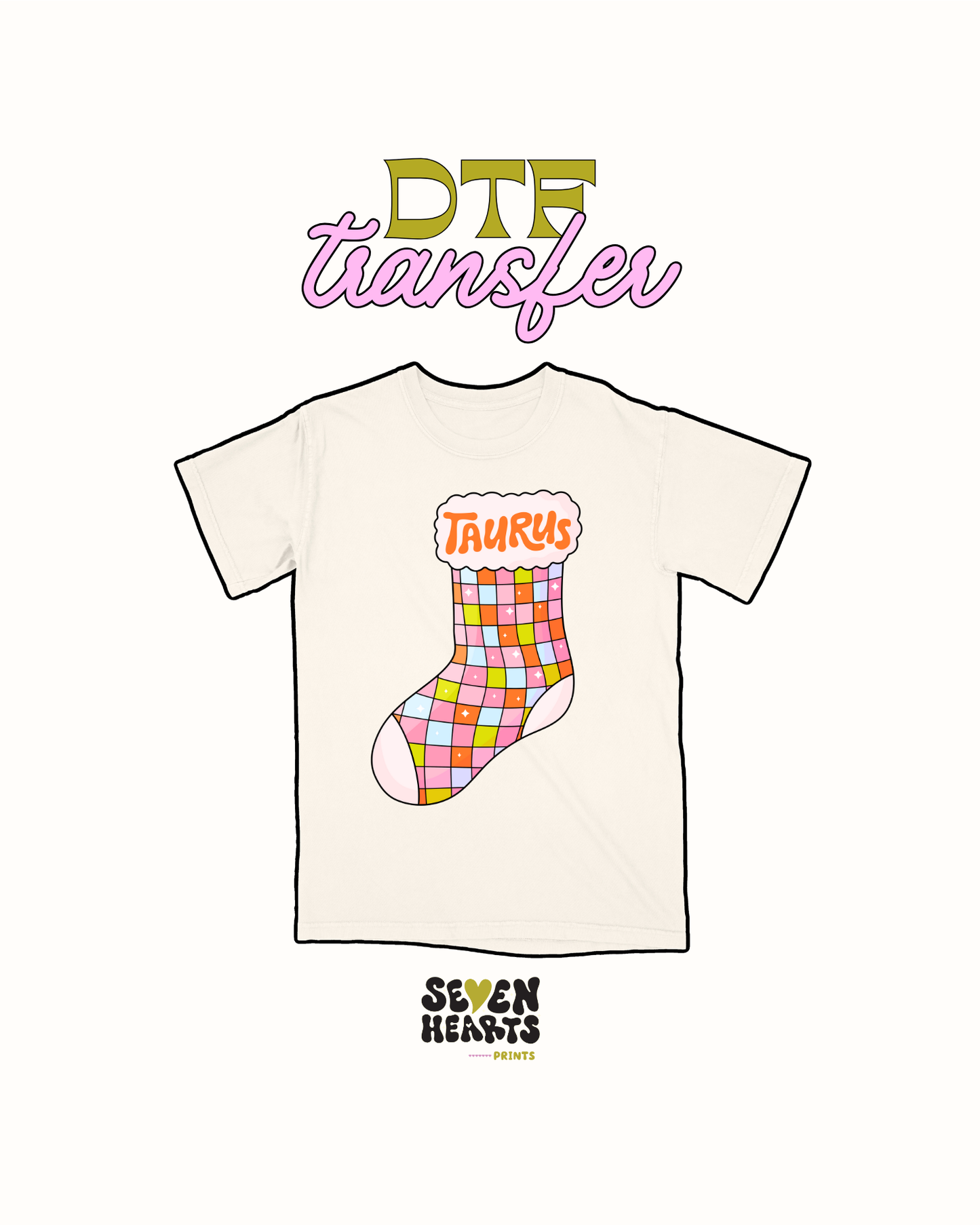 Zodiacs xmas stockings - DTF Transfer