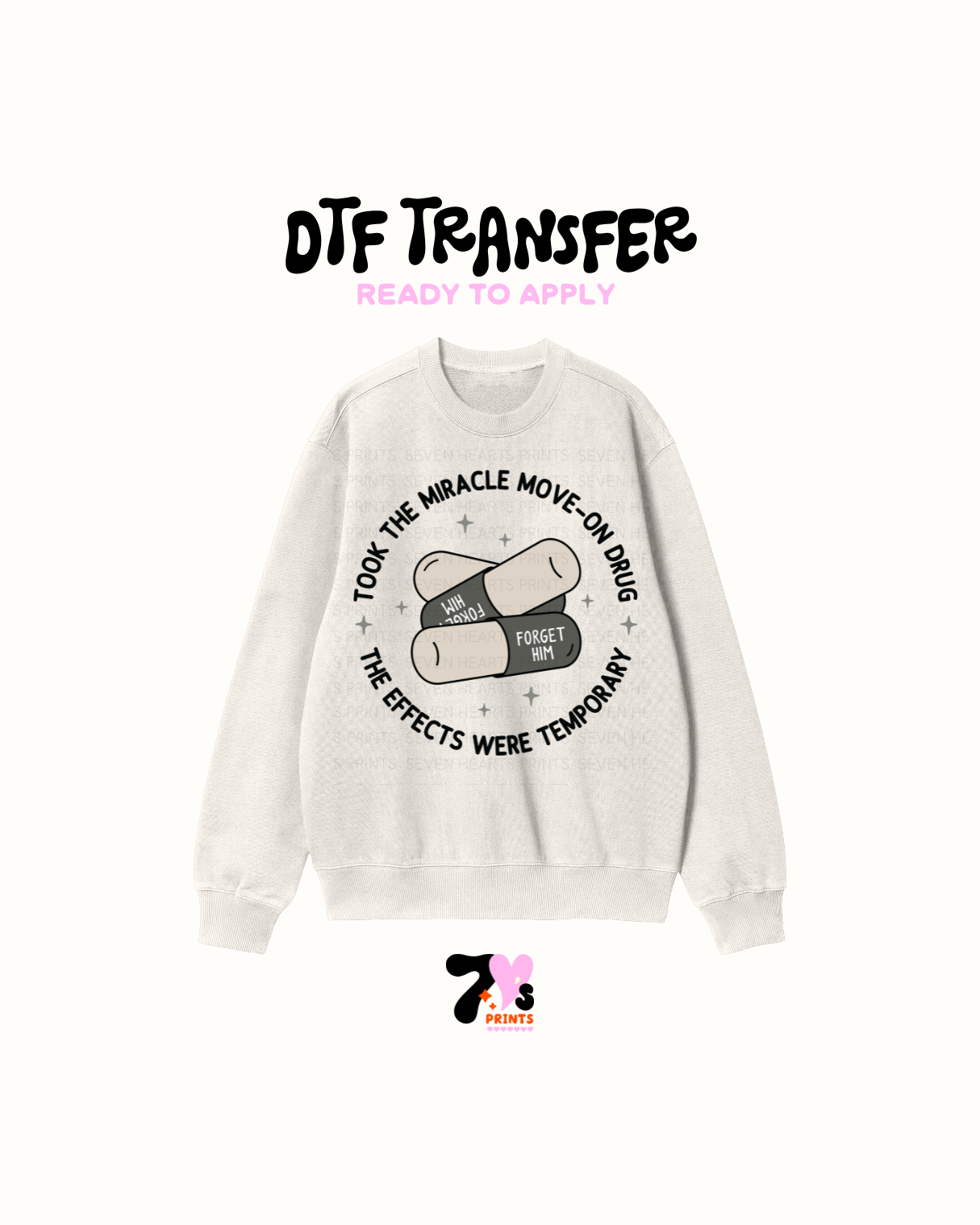 Took the miracle move on drug - DTF Transfers