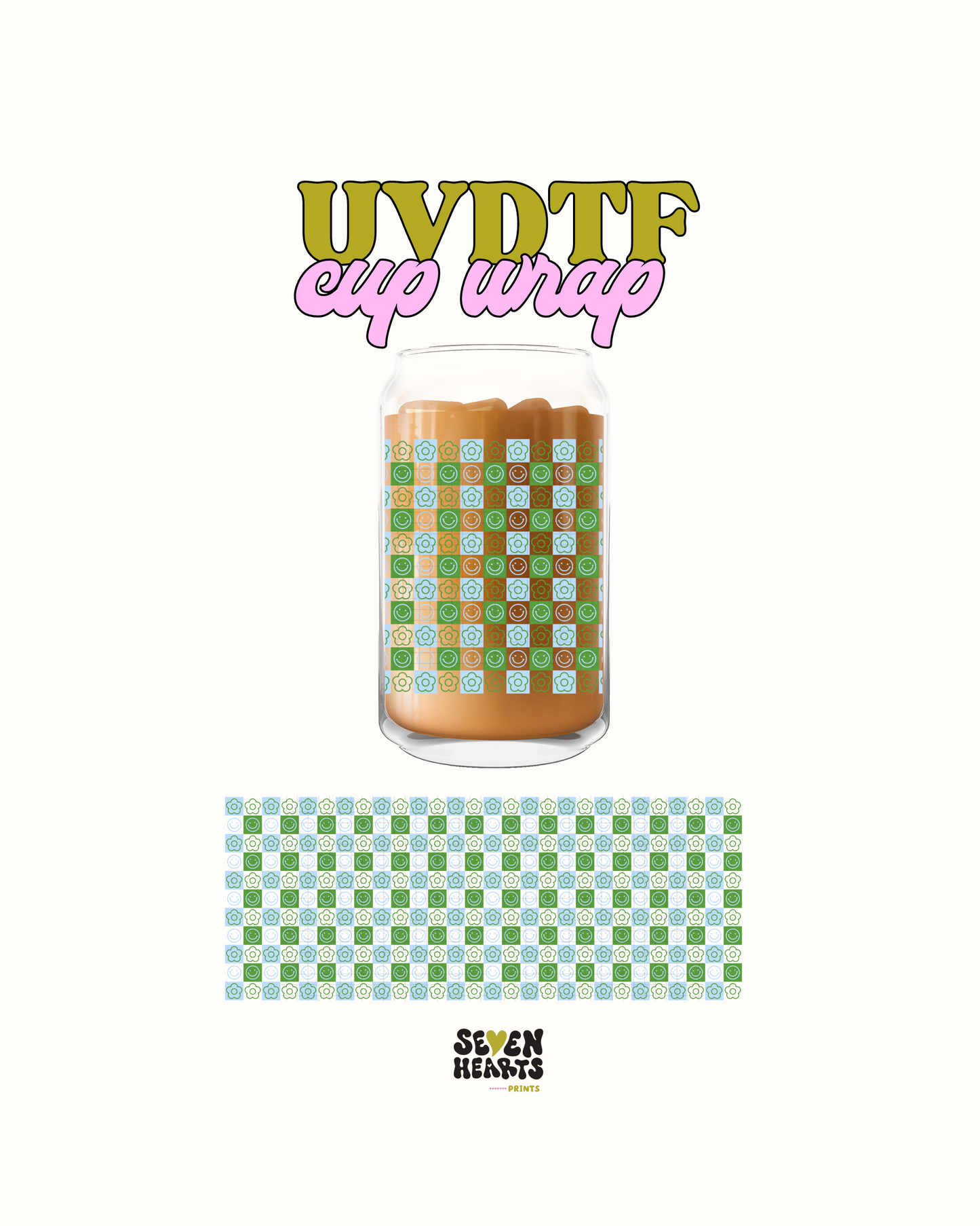 Retro checkered - UVDTF