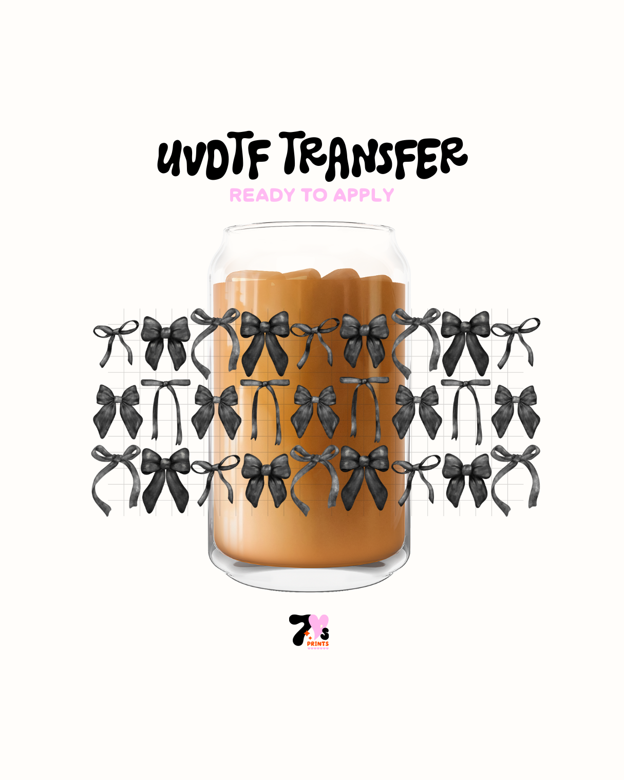 Dark bows - UVDTF Wrap
