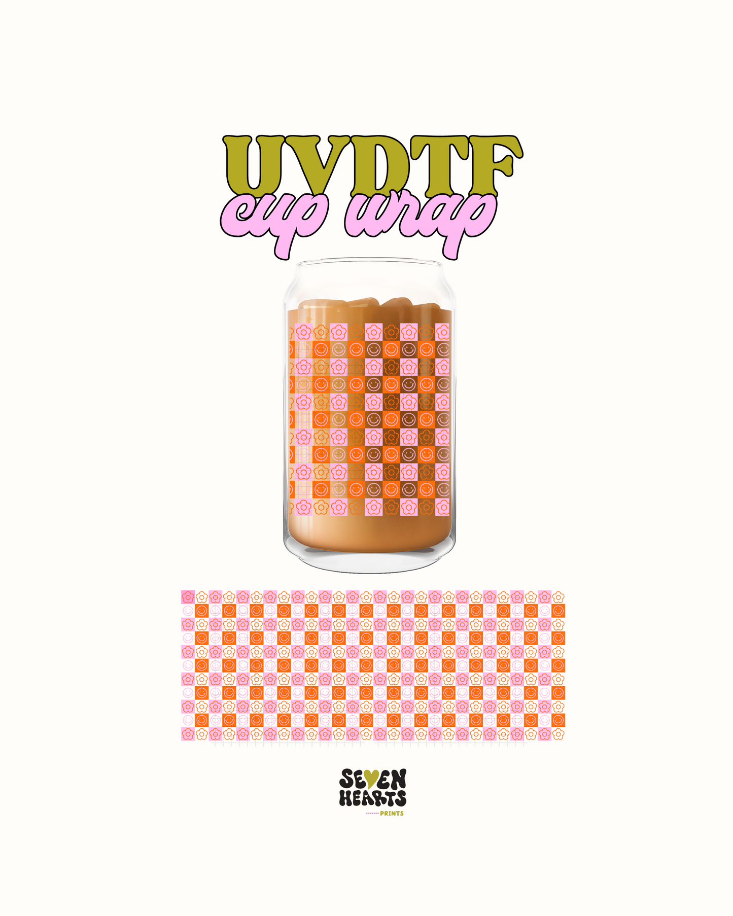 Retro checkered - UVDTF