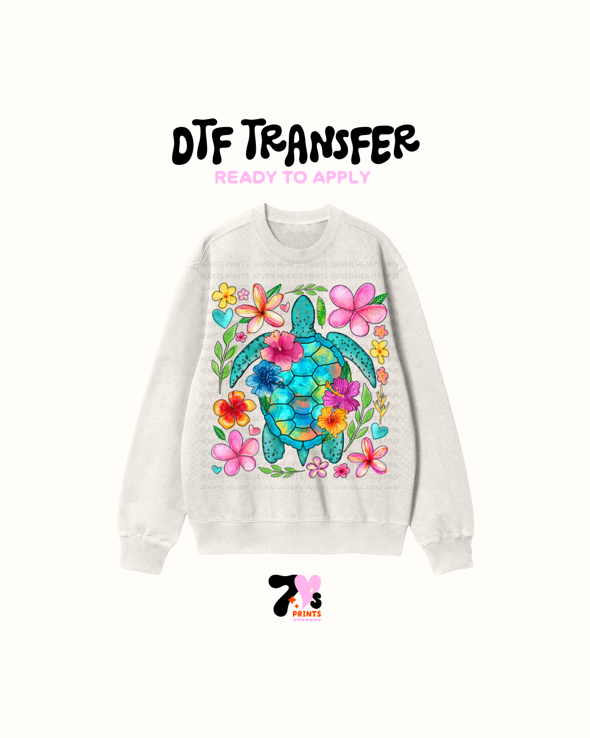 Sea turtle DTF Transfers