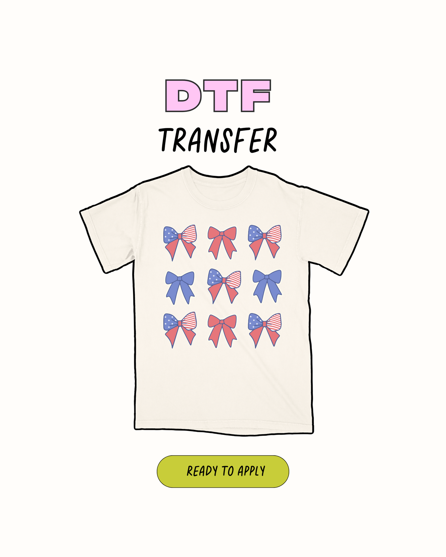 4th of July #14- DTF Transfer