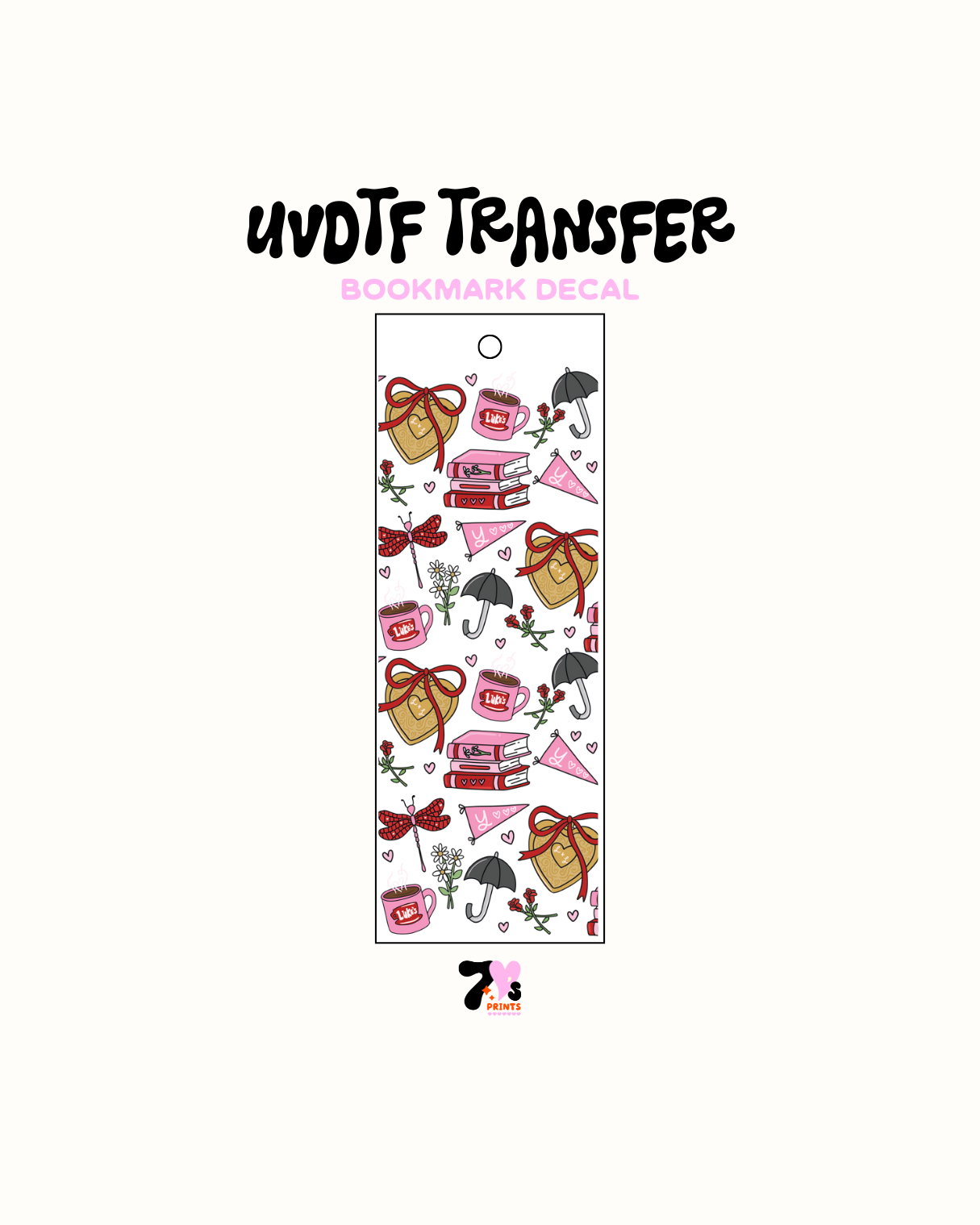 Libros de Astro - Calcomanía de marcador UVDTF