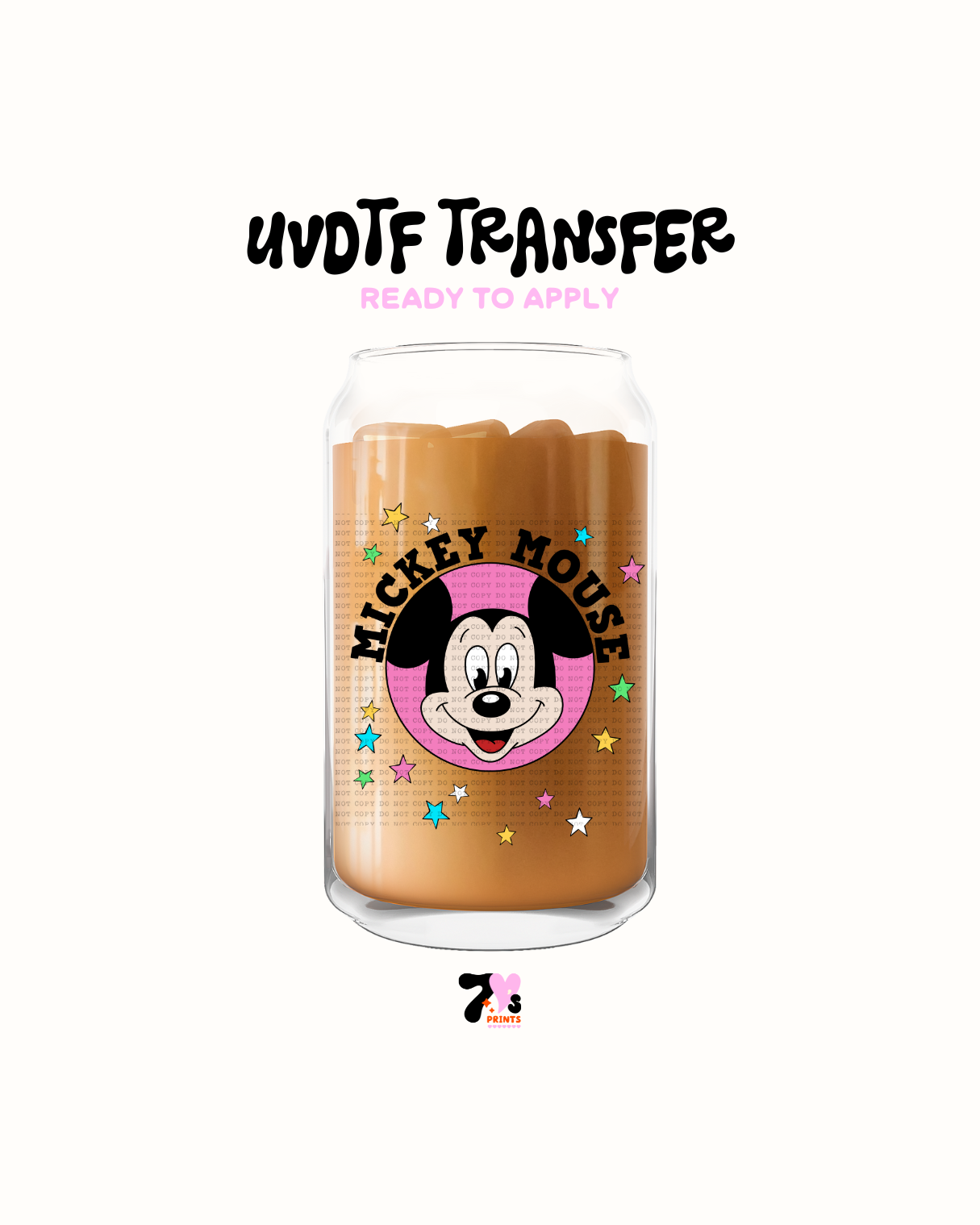 Pink Mouse - UVDTF Decal