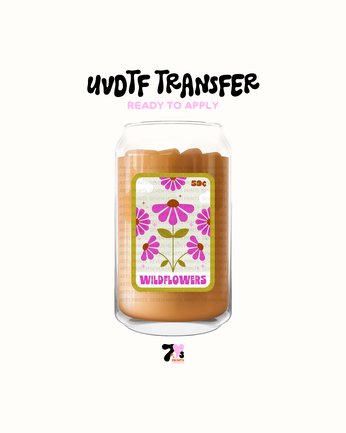 Wild flowers- UVDTF Decal