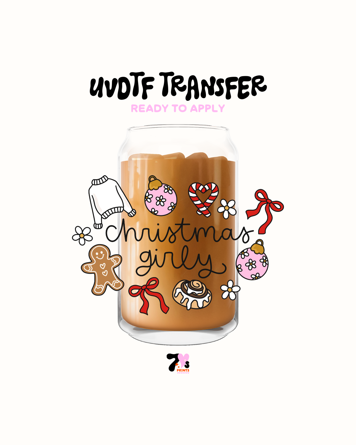 Christmas girly - UVDTF Decal
