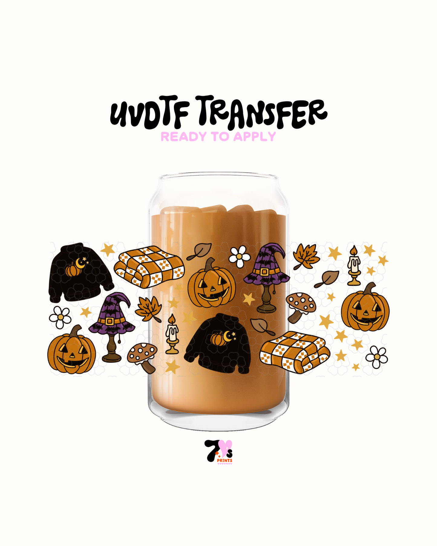 Halloween lamp reading vibes - UVDTF Wrap