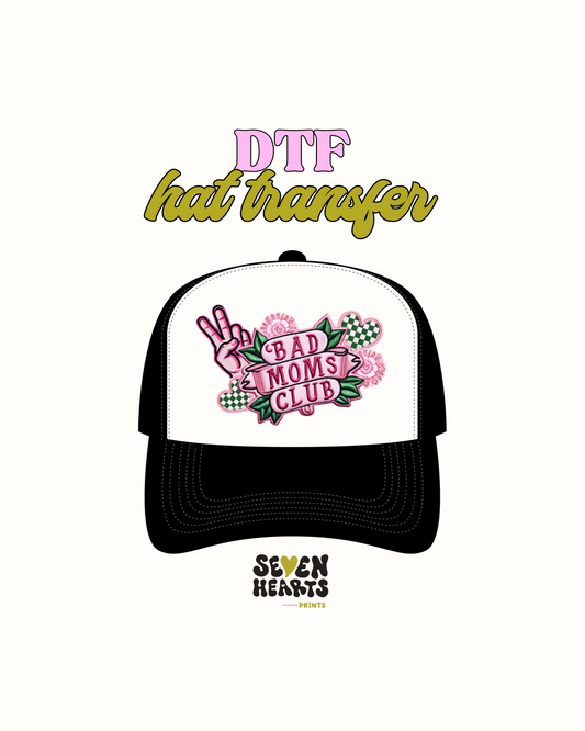 Club de malas mamás - Transferencias de sombreros DTF