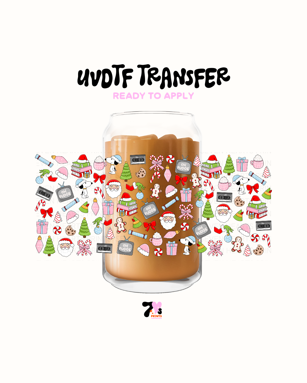 Snooppy holidays - UVDTF Wraps