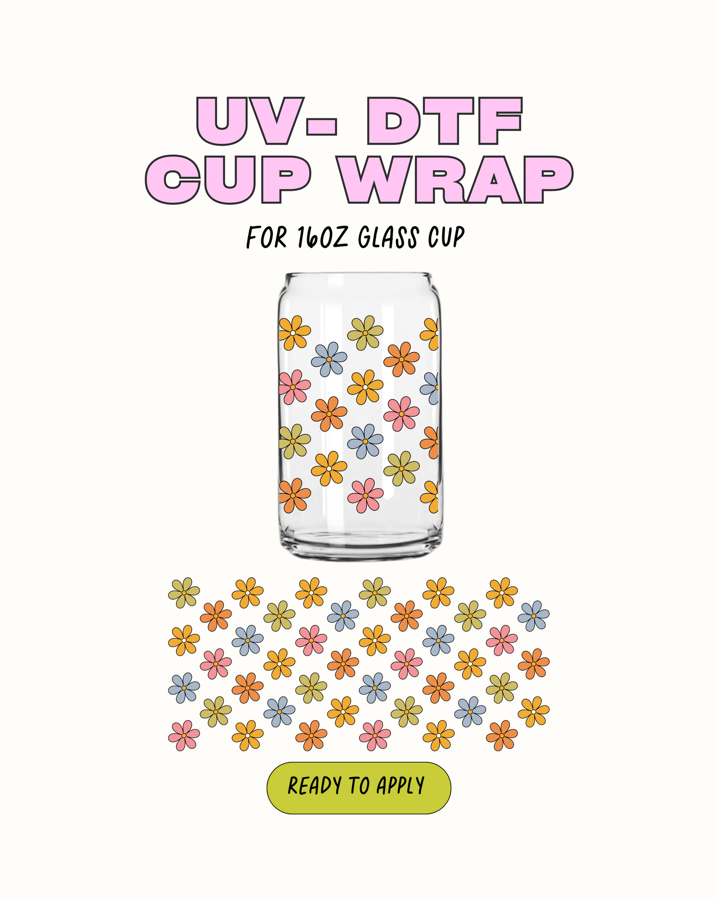 Flowers - UVDTF
