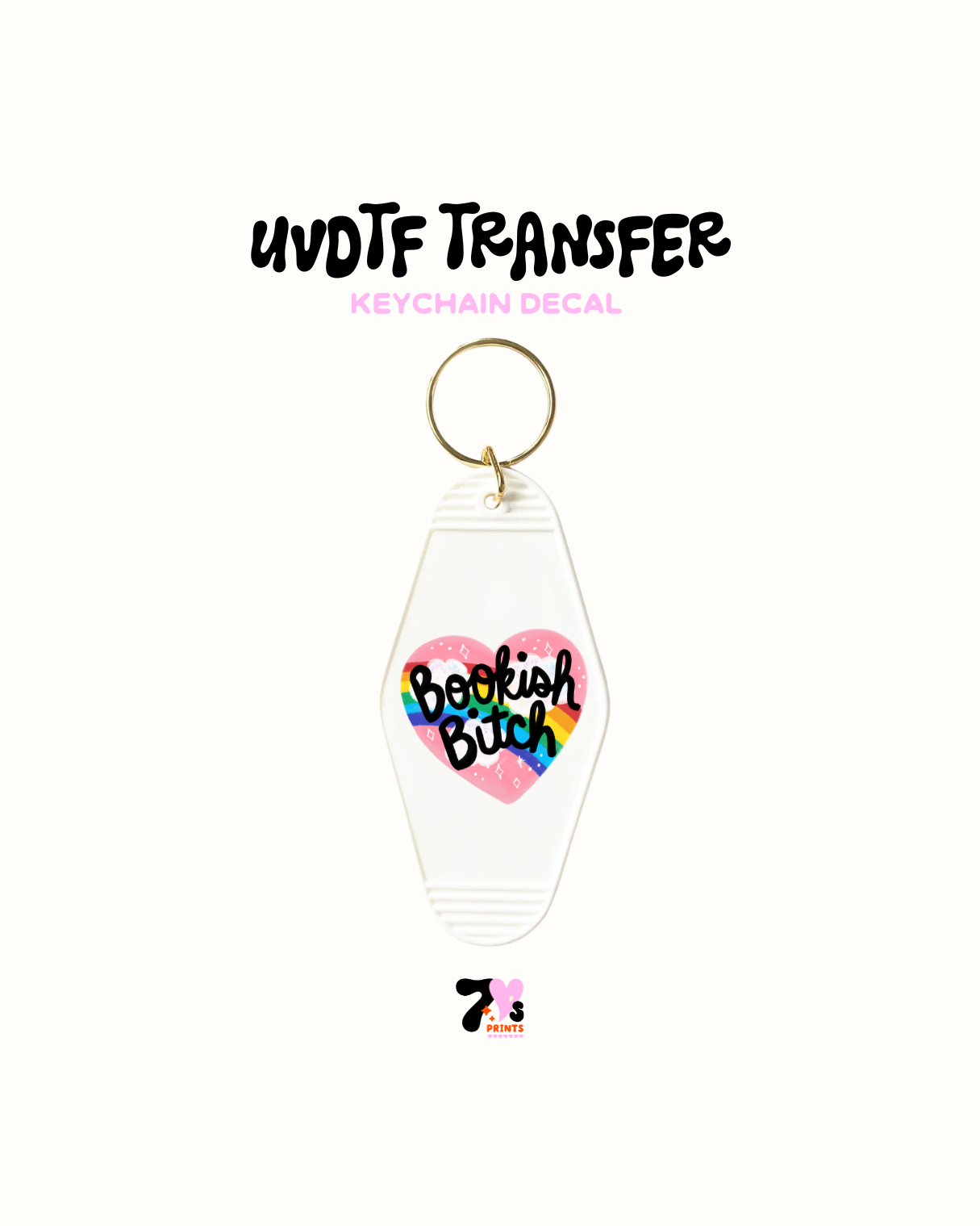 1989 - Juego de 5 calcomanías para llaveros