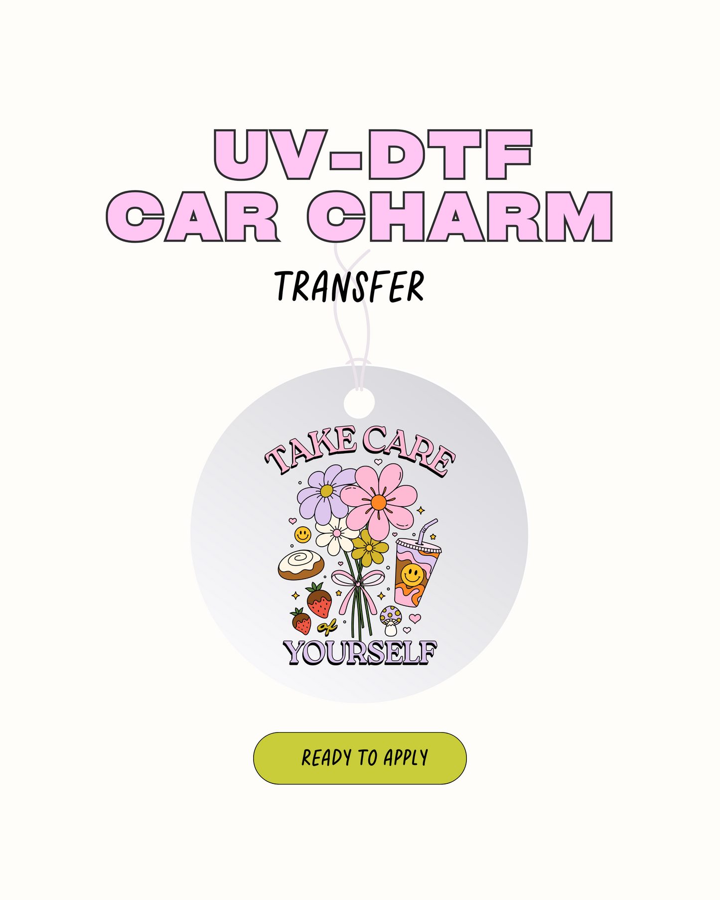 Take care of yourself - Car Charm Decal