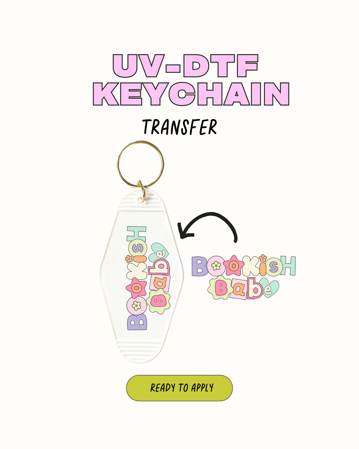 Bokish babe - UVDTF Keychain