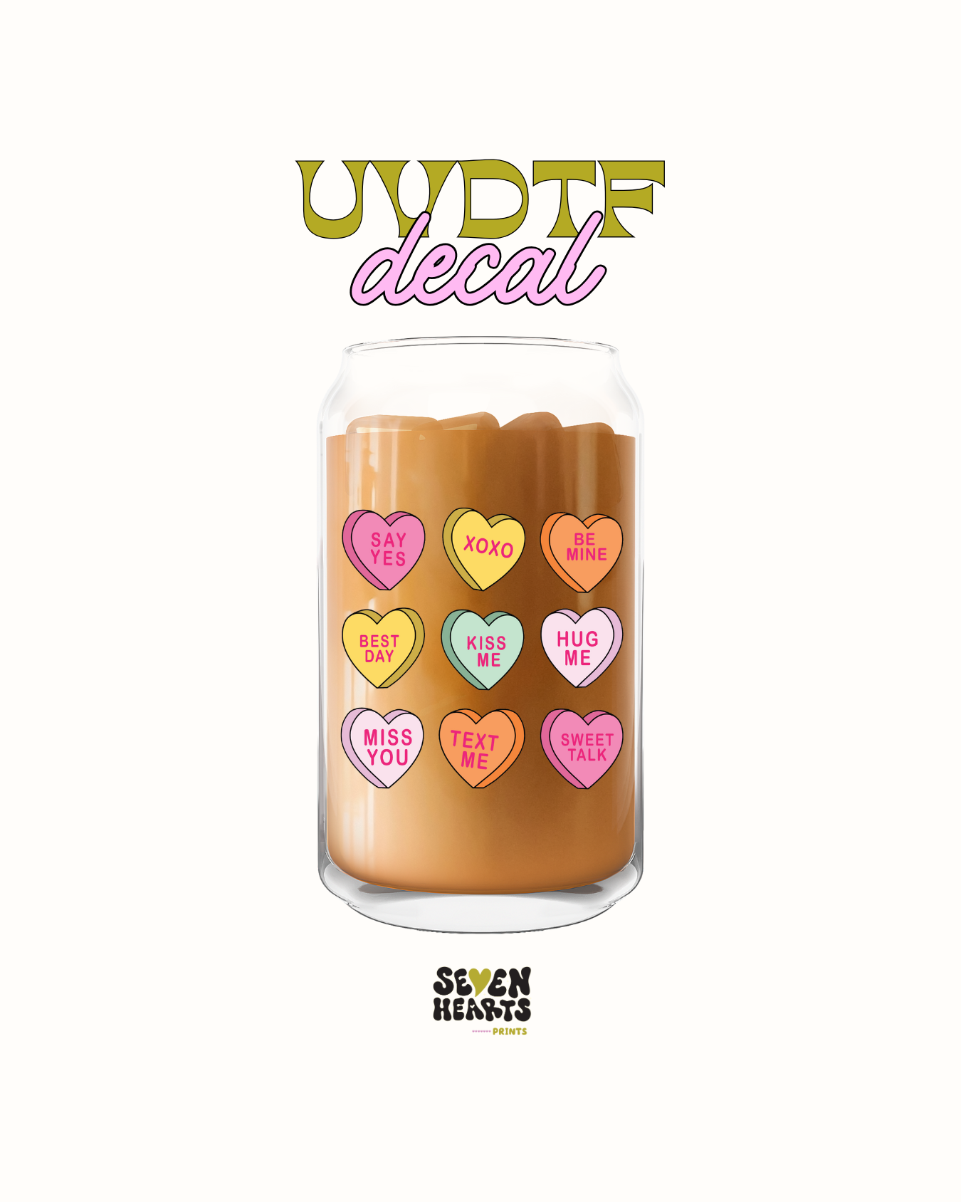 Valentine's candy - UVDTF Decal