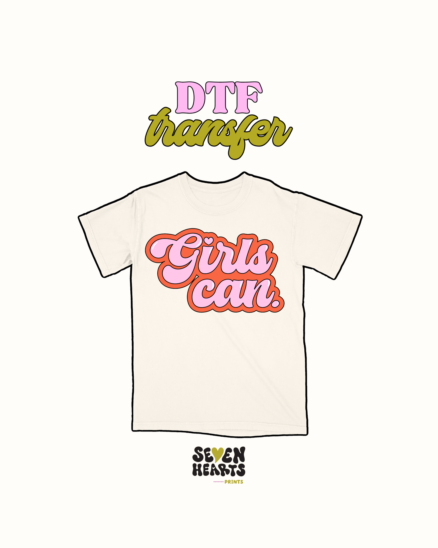Girl can - DTF Transfer