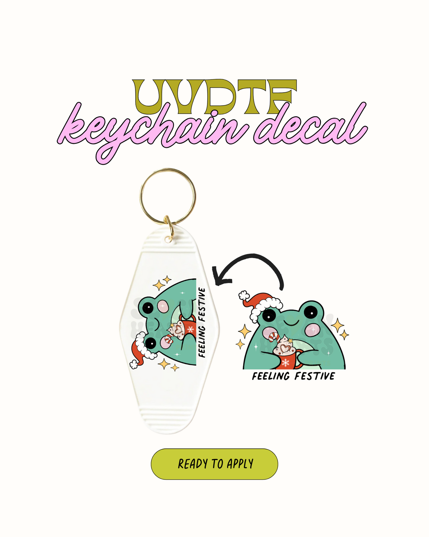 Feeling festive - Set of 5 UVDTF