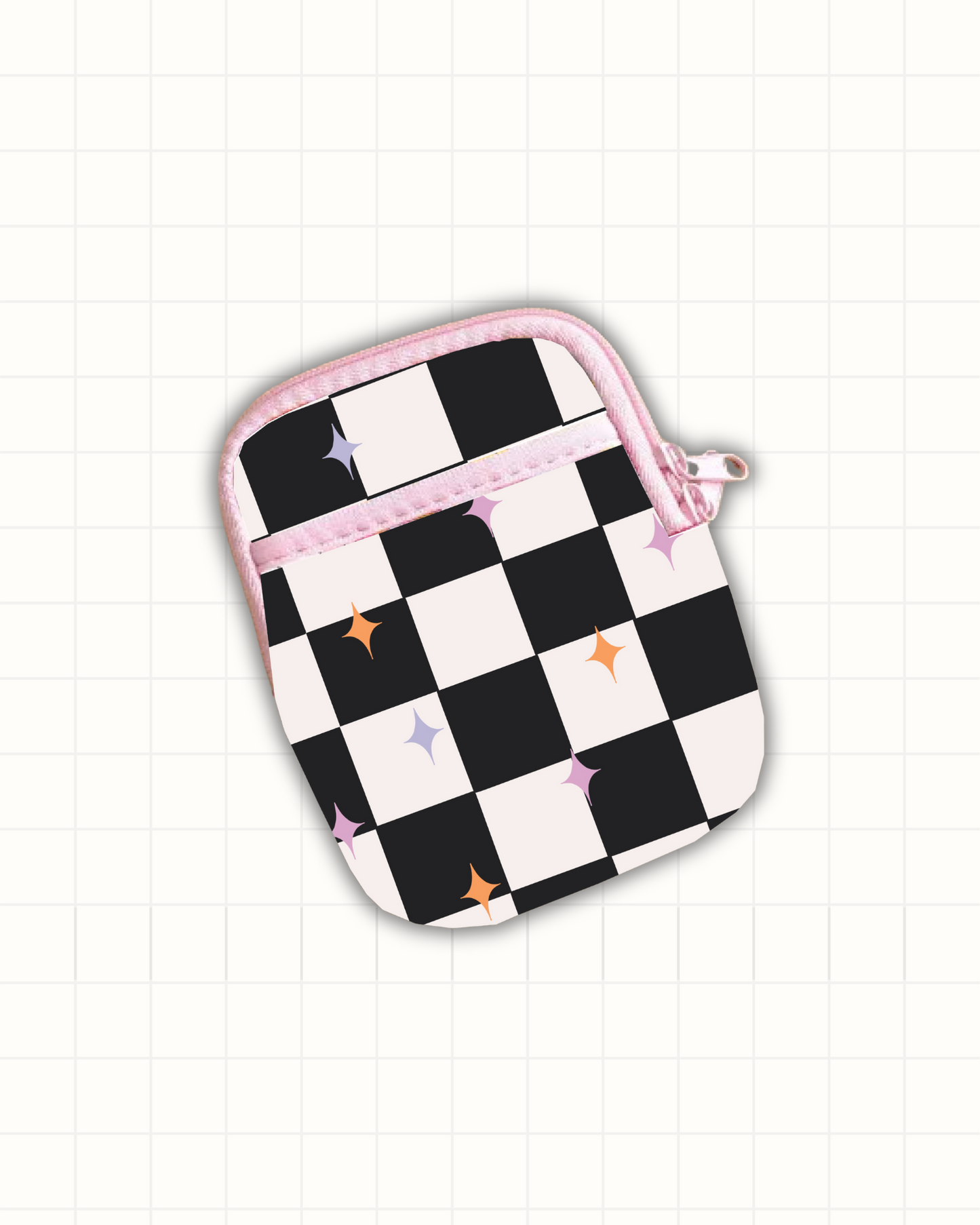 Checkered - tumbler Pouch set of 4