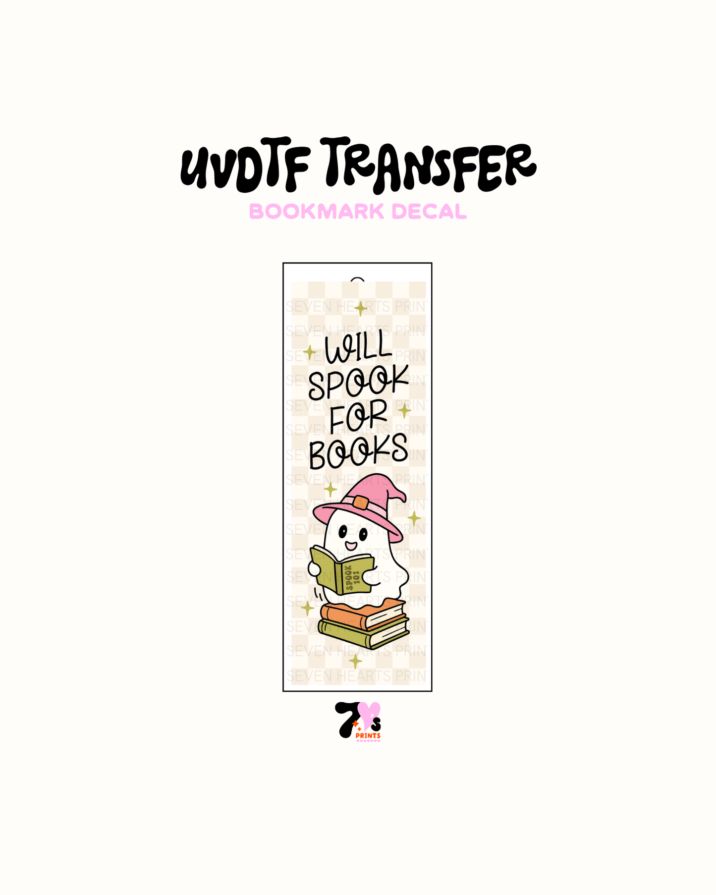 UVDTF Bookmark Decal #350