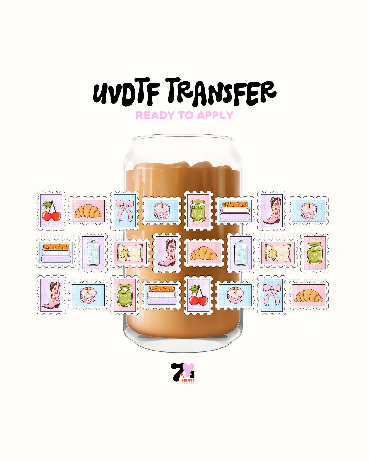 Picnic stamps - UVDTF Wraps