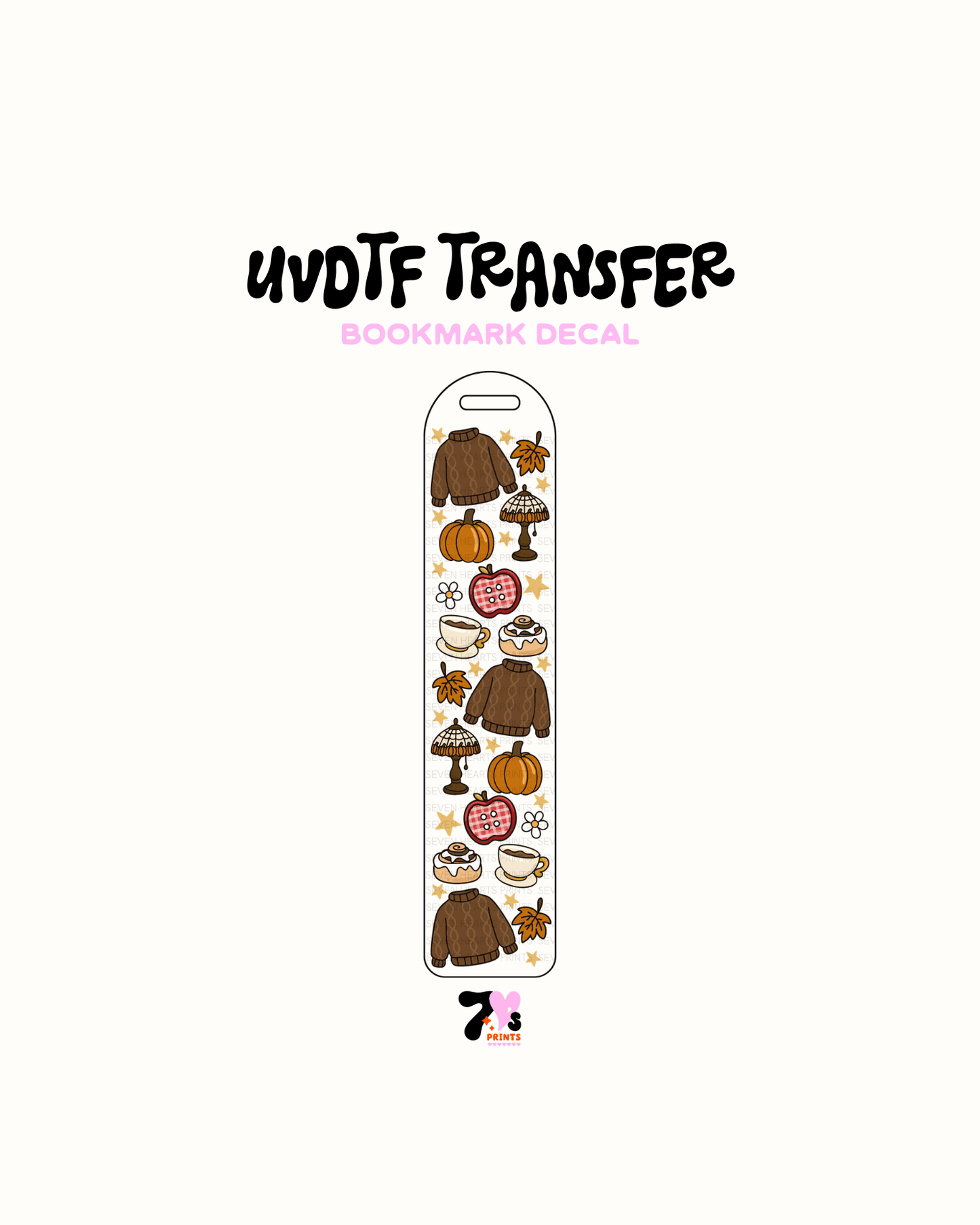 #176 UVDTF Bookmark Decal 1.1