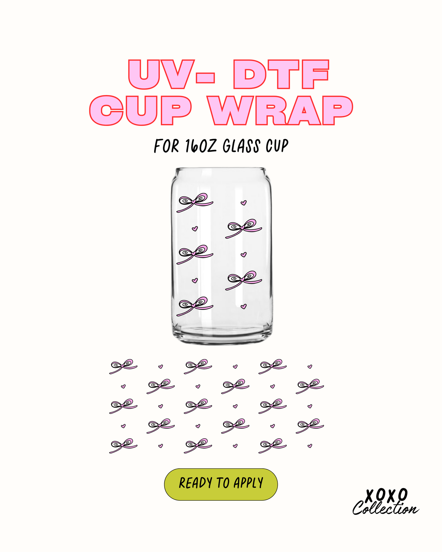 Cute bows - UVDTF