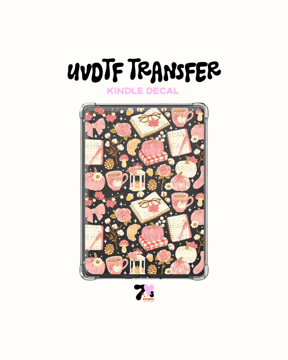Cozy fall - UVDTF Kindle Decal